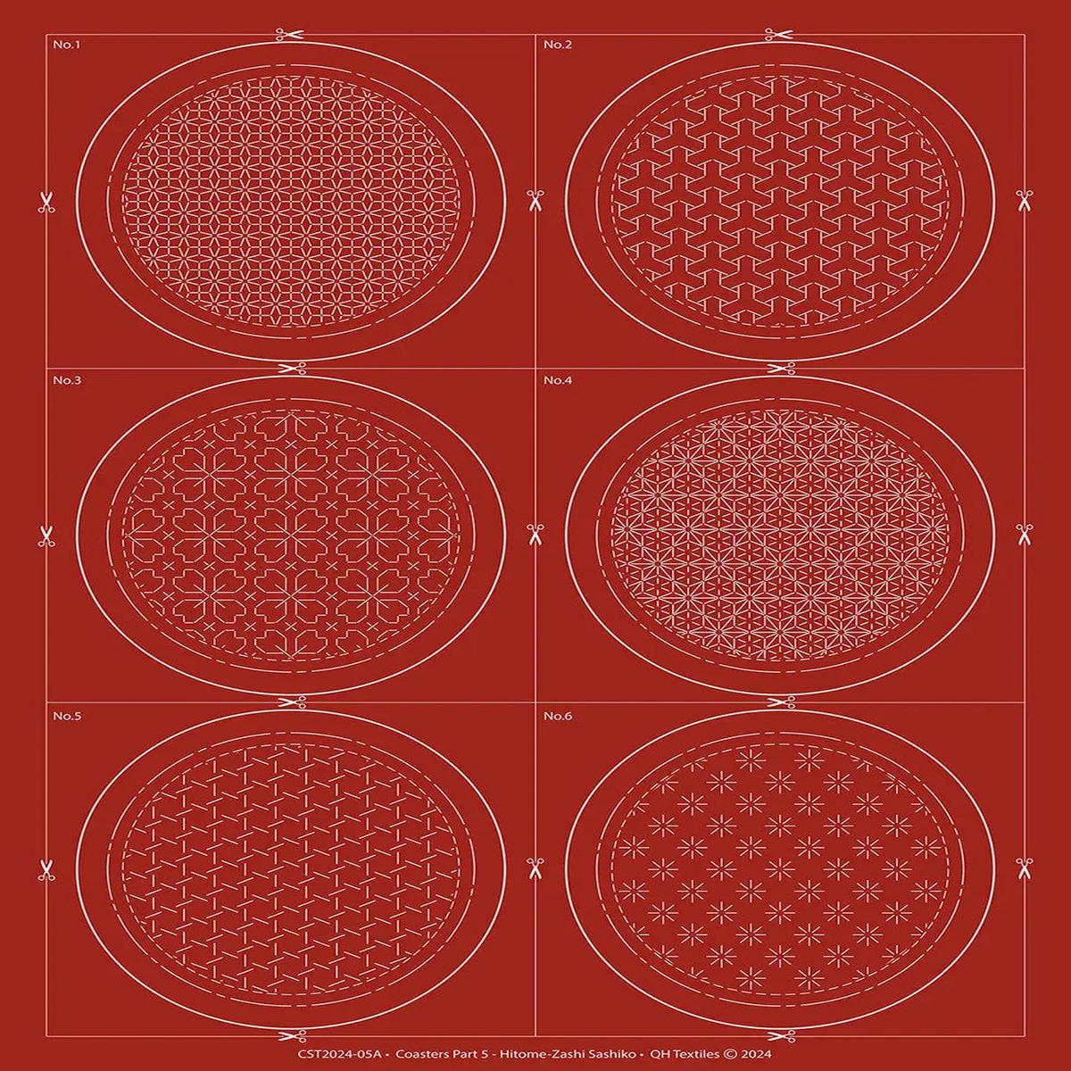 Coaster Part 5 Hitome-Zashi Coaster Kit Brick