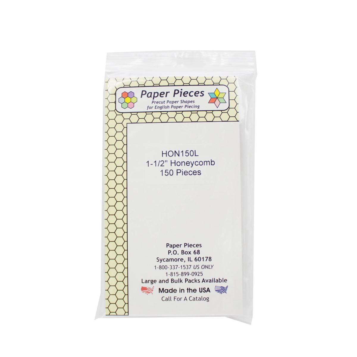 1-1/2in Honeycomb Large Pack 150 Pieces
