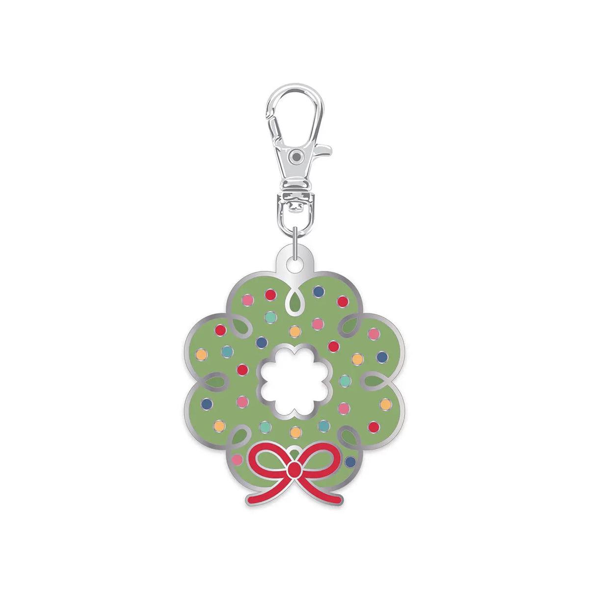 Lori Holt Enamel Happy Charm Wreath
