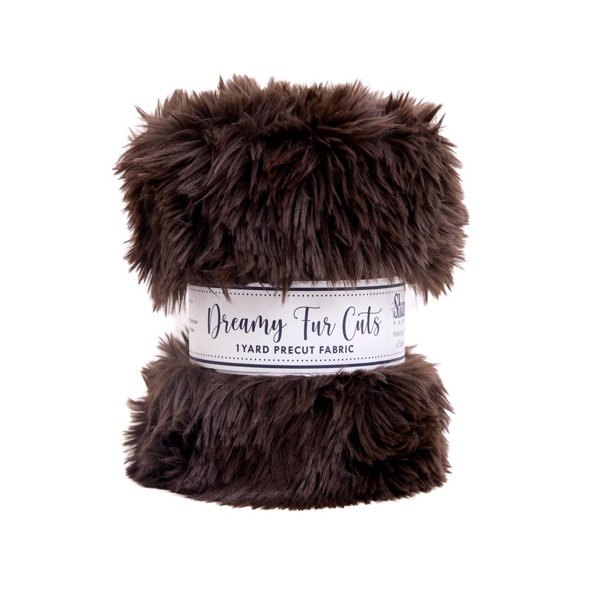 Brown Dreamy Fur 1 Yard Cuts 58/60"