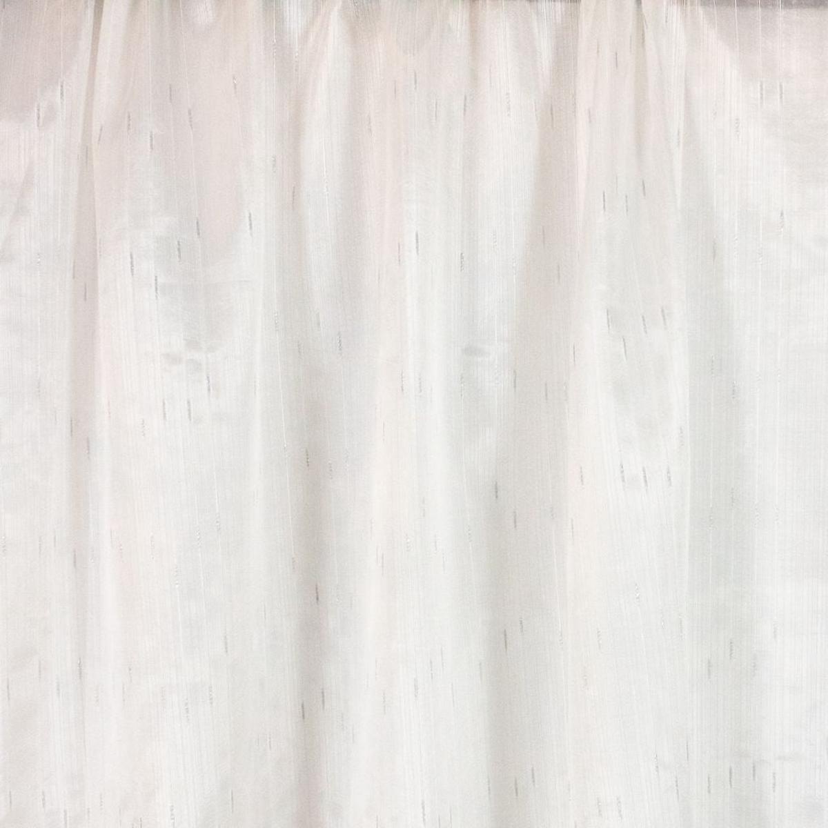 Zee Silver Light - Woven Railroaded, Shown Turned RM Coco Fabric