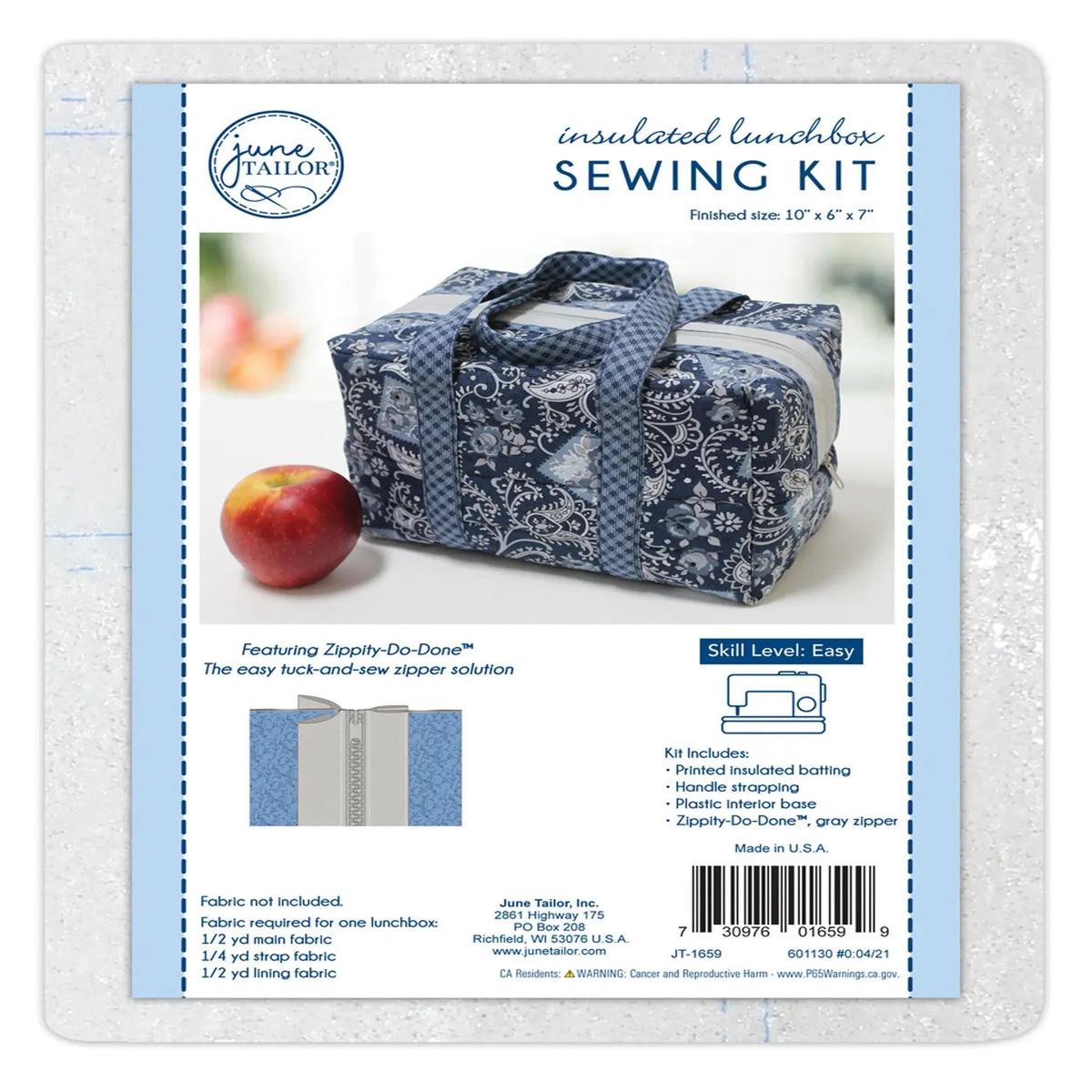 Insulated Lunchbox Tote - Zipper Gray