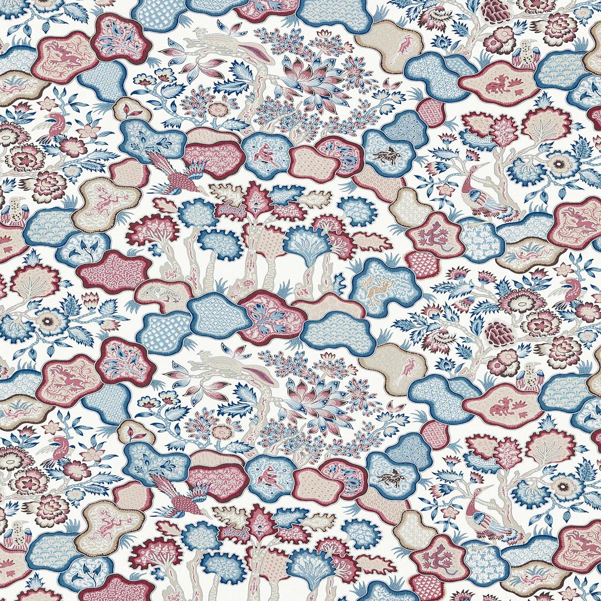 Ziba - Peacock Rose by Scalamandre Fabric
