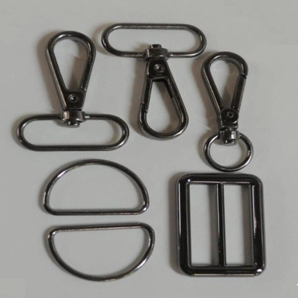 1-1/4in Bag Strap Hardware Black
