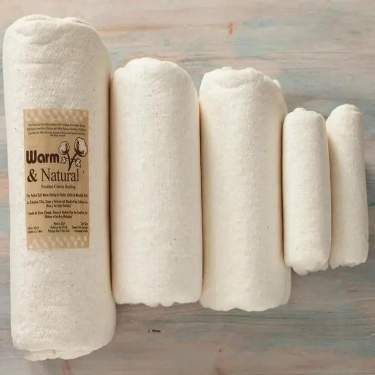 Warm & Natural Needled Cotton Batting - Full Case