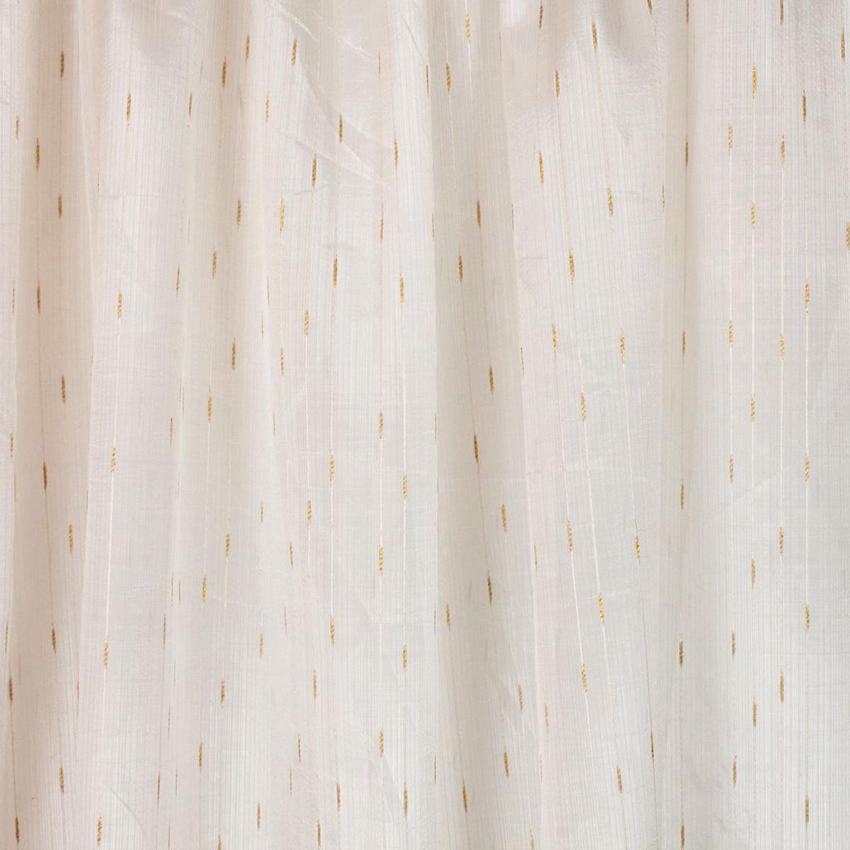 Zee Dewdrop - Woven Railroaded, Shown Turned RM Coco Fabric