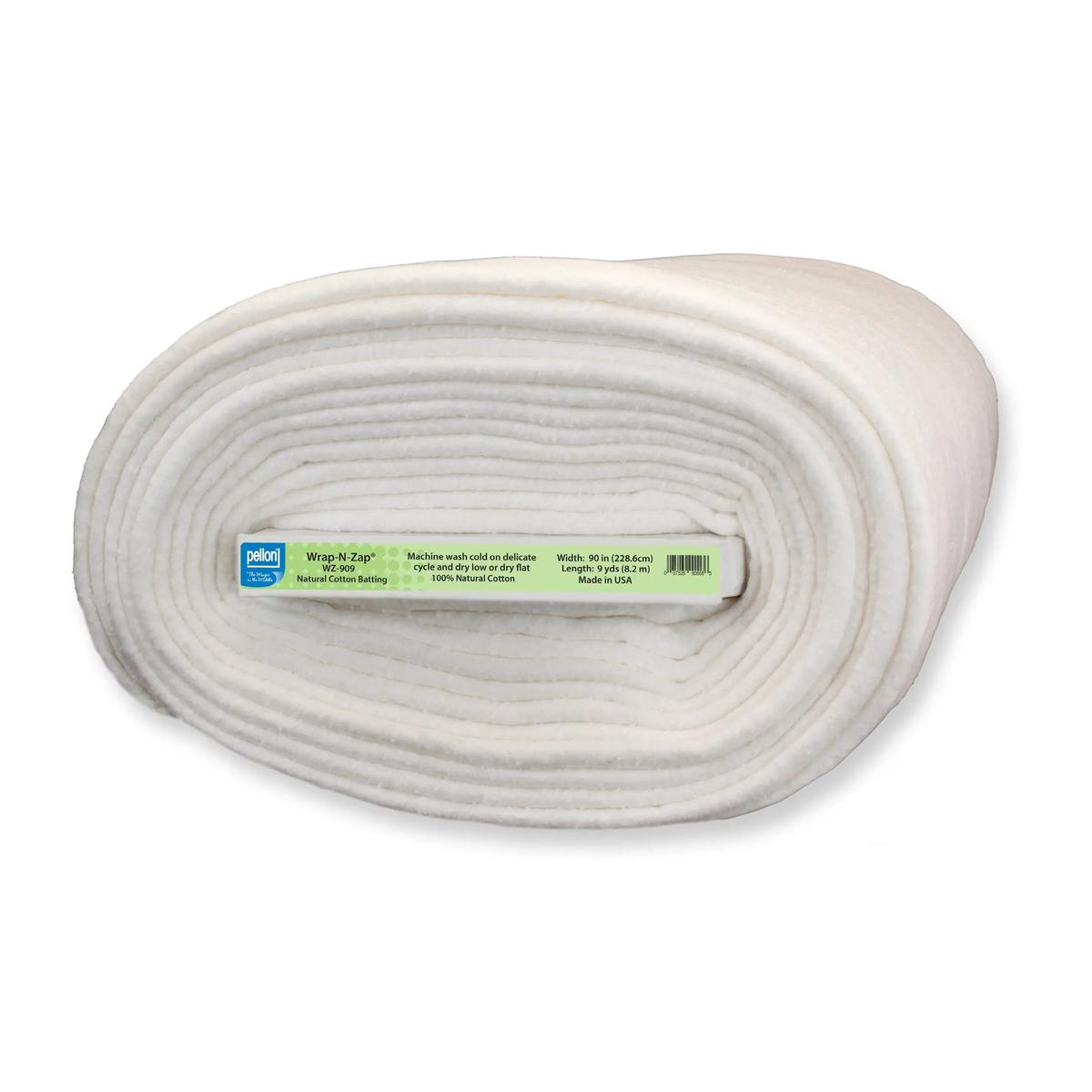 Pellon Wrap-N-Zap Microwaveable Cotton Batting 90" x 9 yards