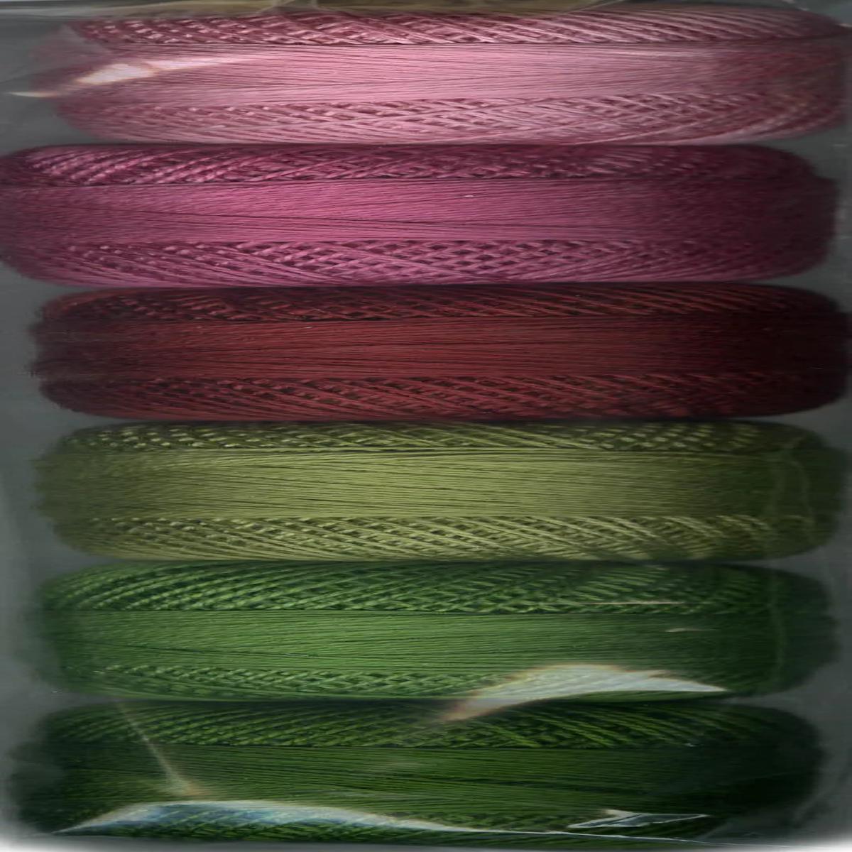 Pearl Cotton Size 12 Thread Sampler Pack Yule