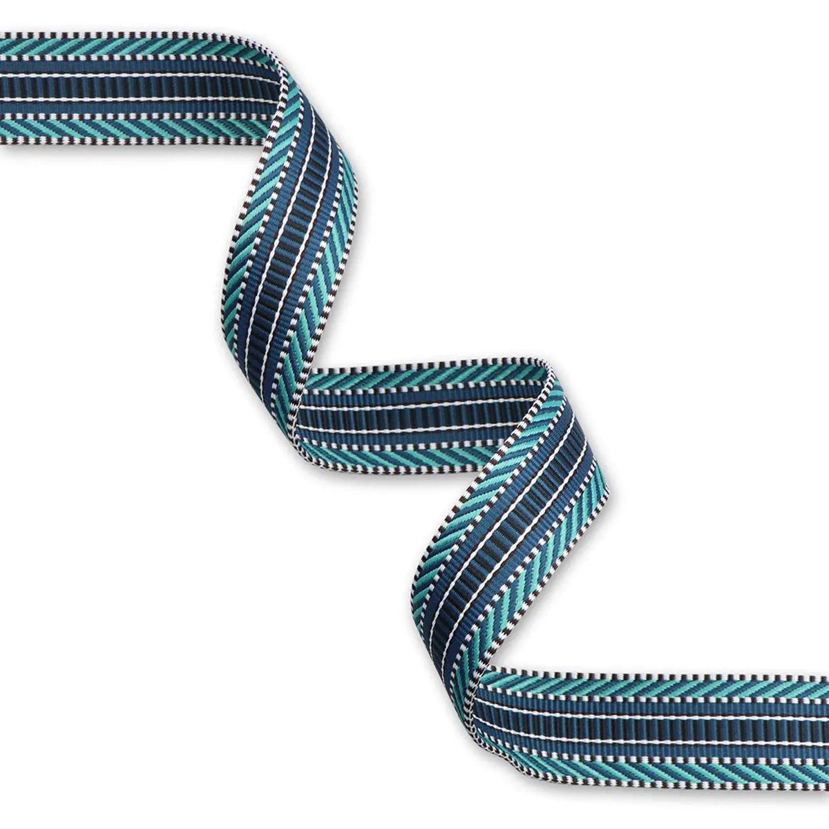 Railroad Track Blues Webbing 1-1/2in x 3 yd