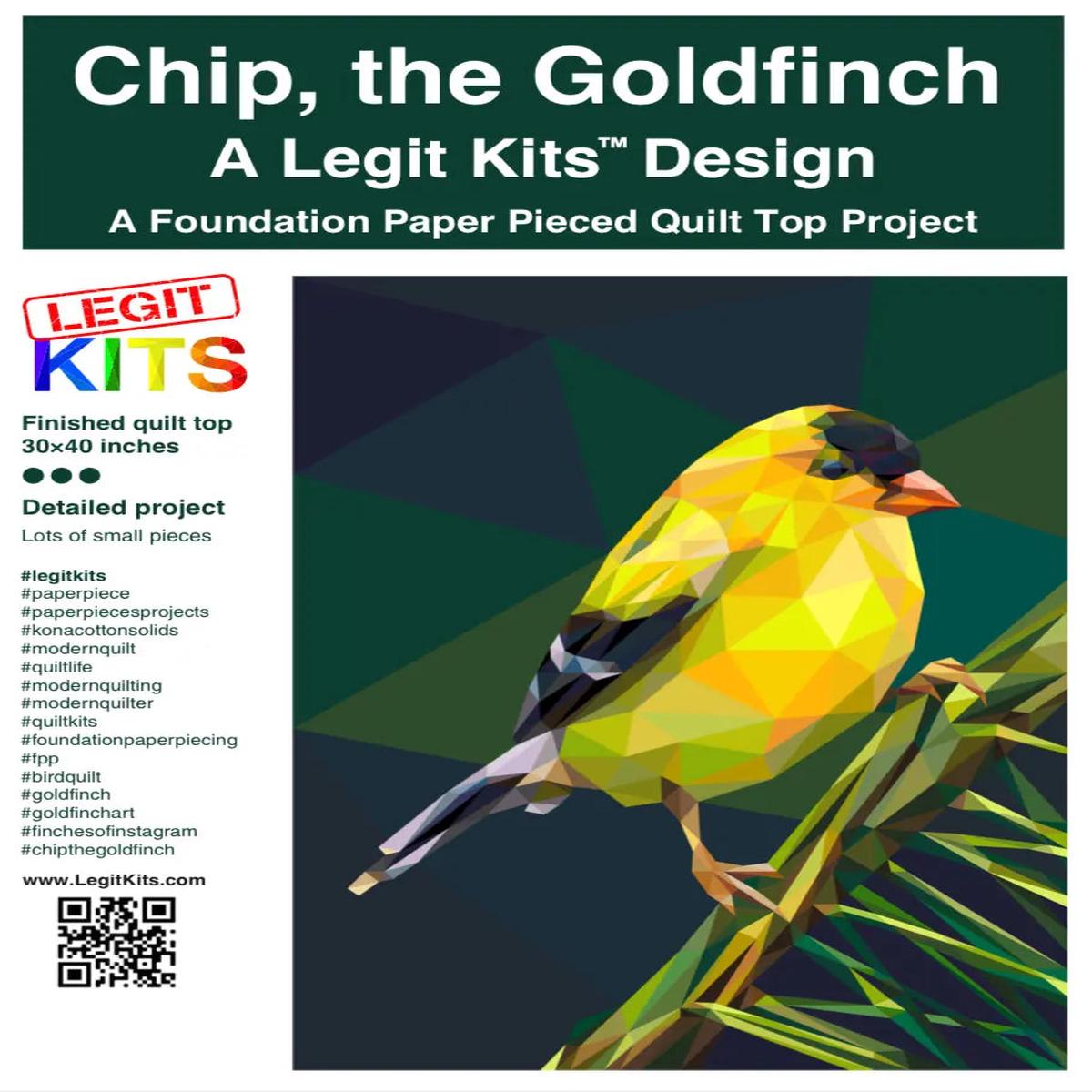 Chip the Goldfinch Quilt Kit