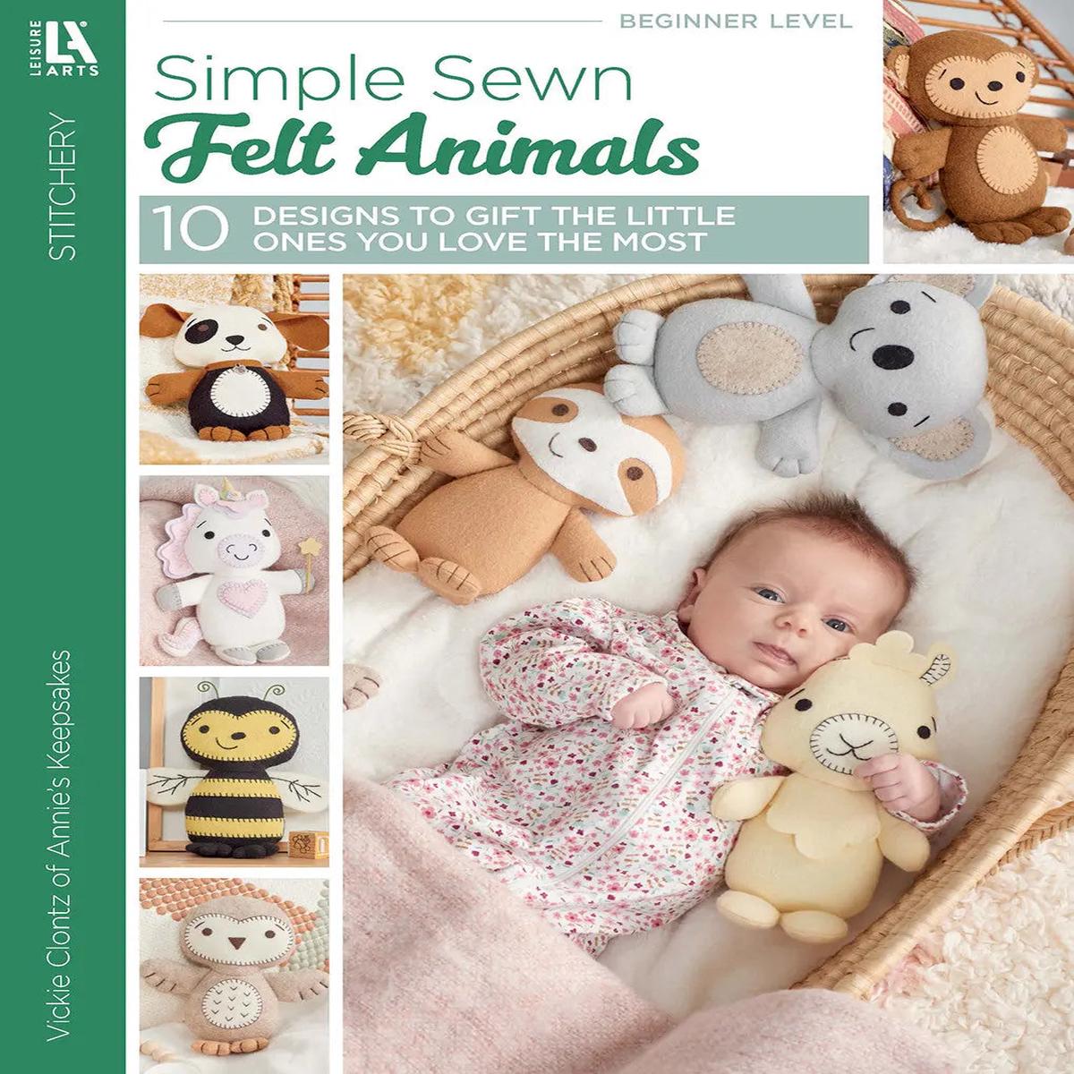 Simple Sewn Felt Animals