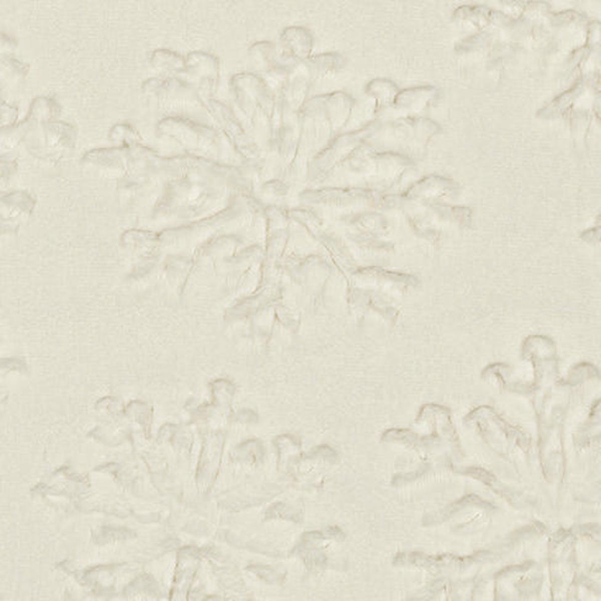 Natural Luxe Cuddle Snowflake 58/60" Fabric Per Yard