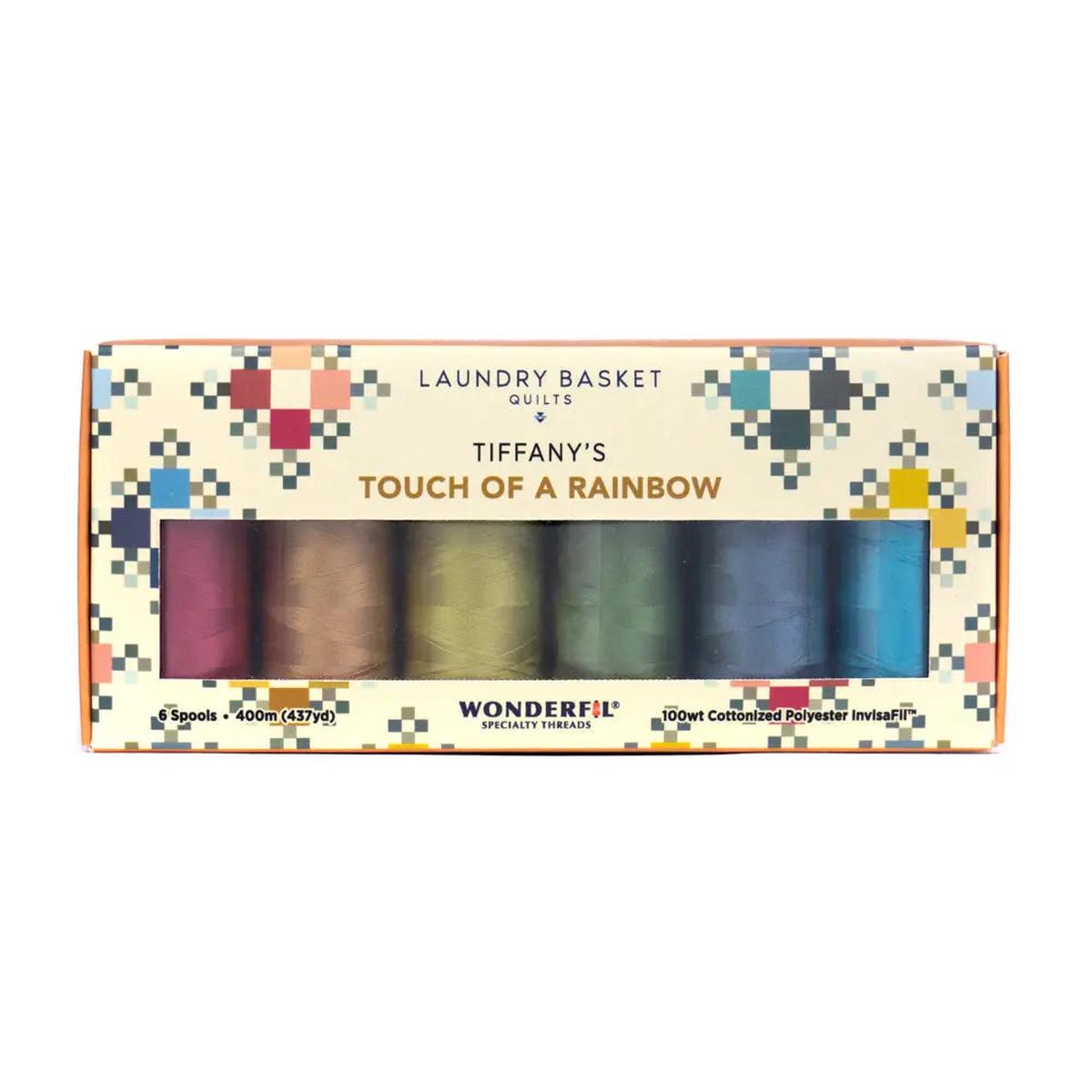 Tiffanys Touch of a Rainbow by Edyta Sitar - Invisible Thread Pack