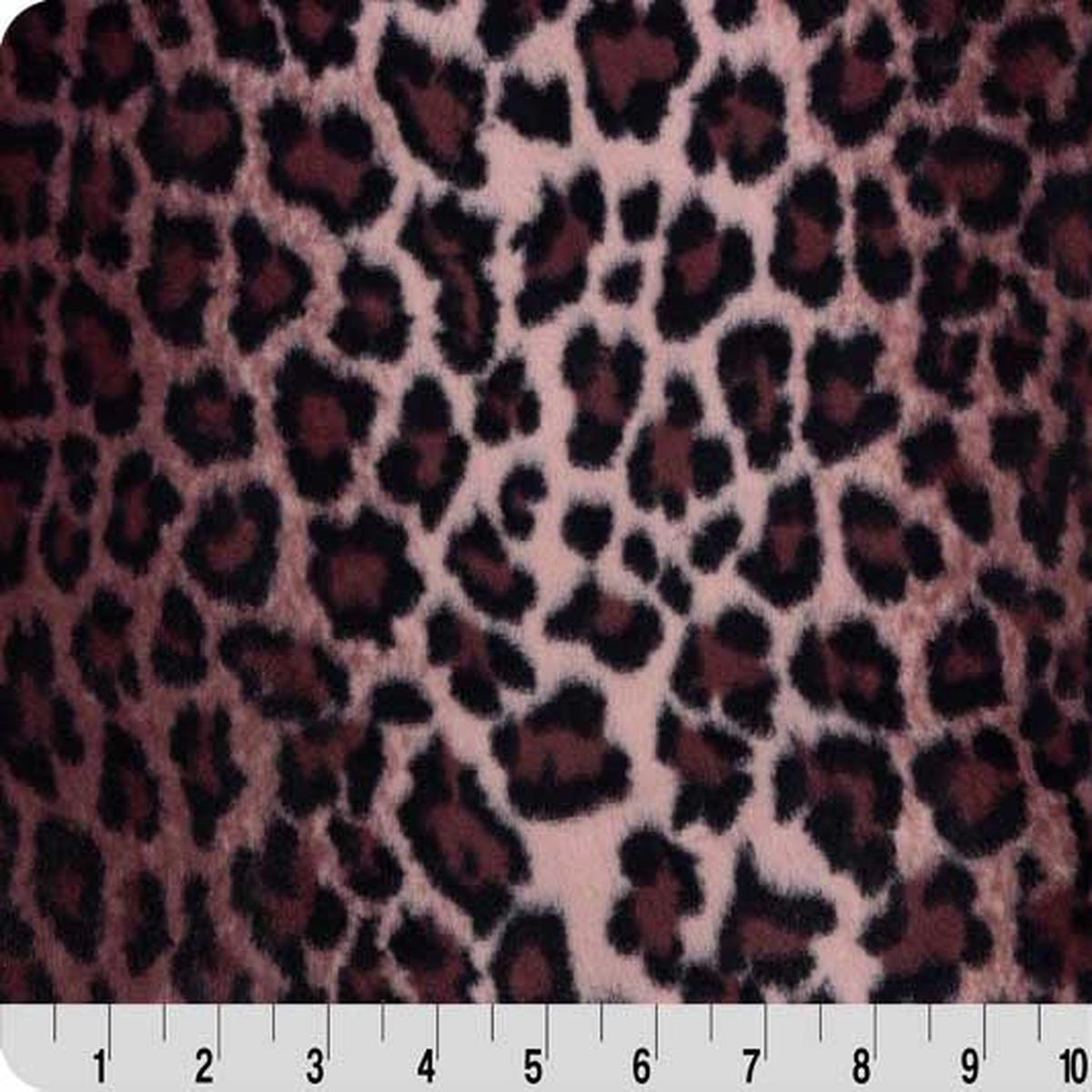 Black Cherry Luxe Cuddle Bunny Leo 58"/60" Fabric per yard