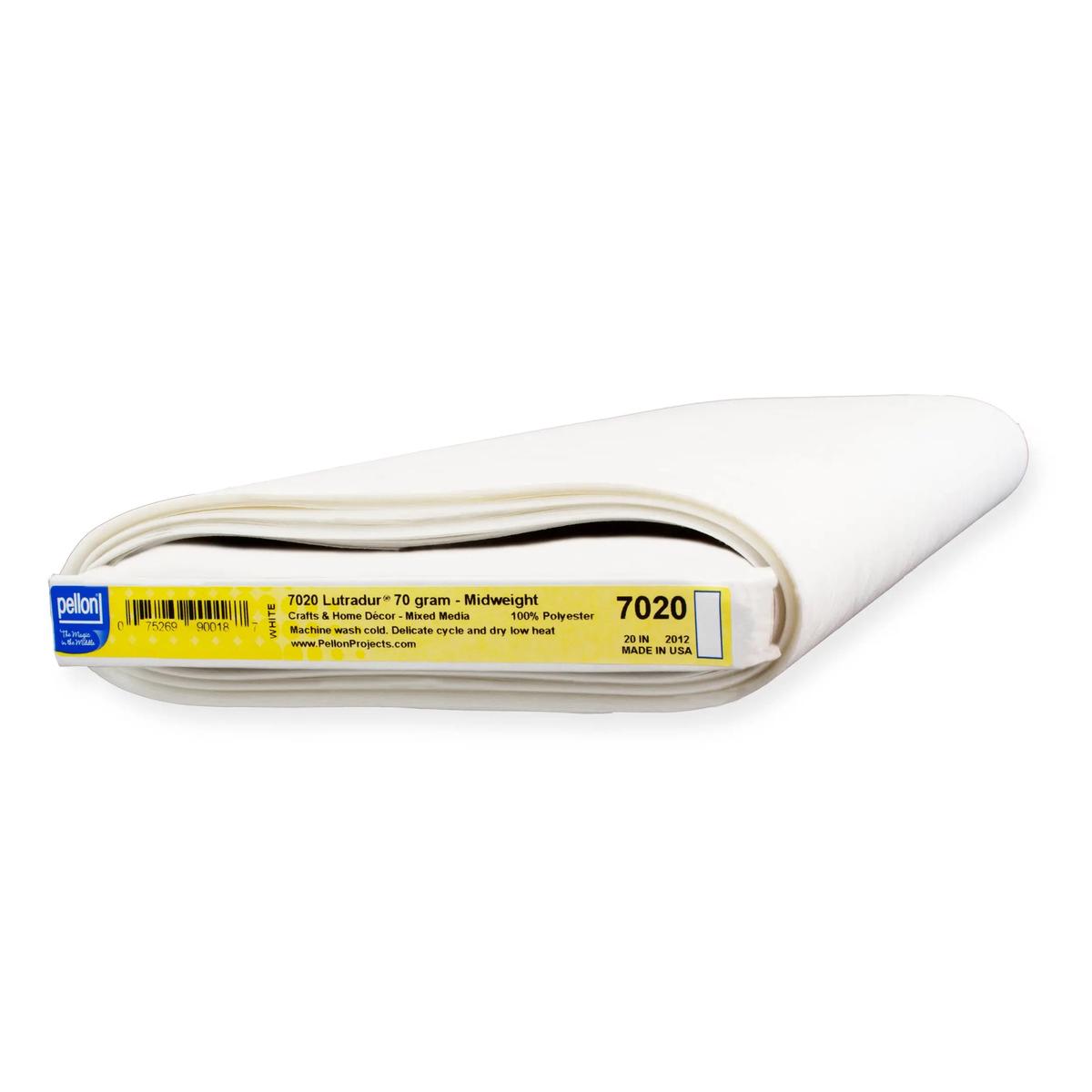 Pellon 7020 Lutradur 70 Gram 20" x 10 yards Bolt. Color: White.
