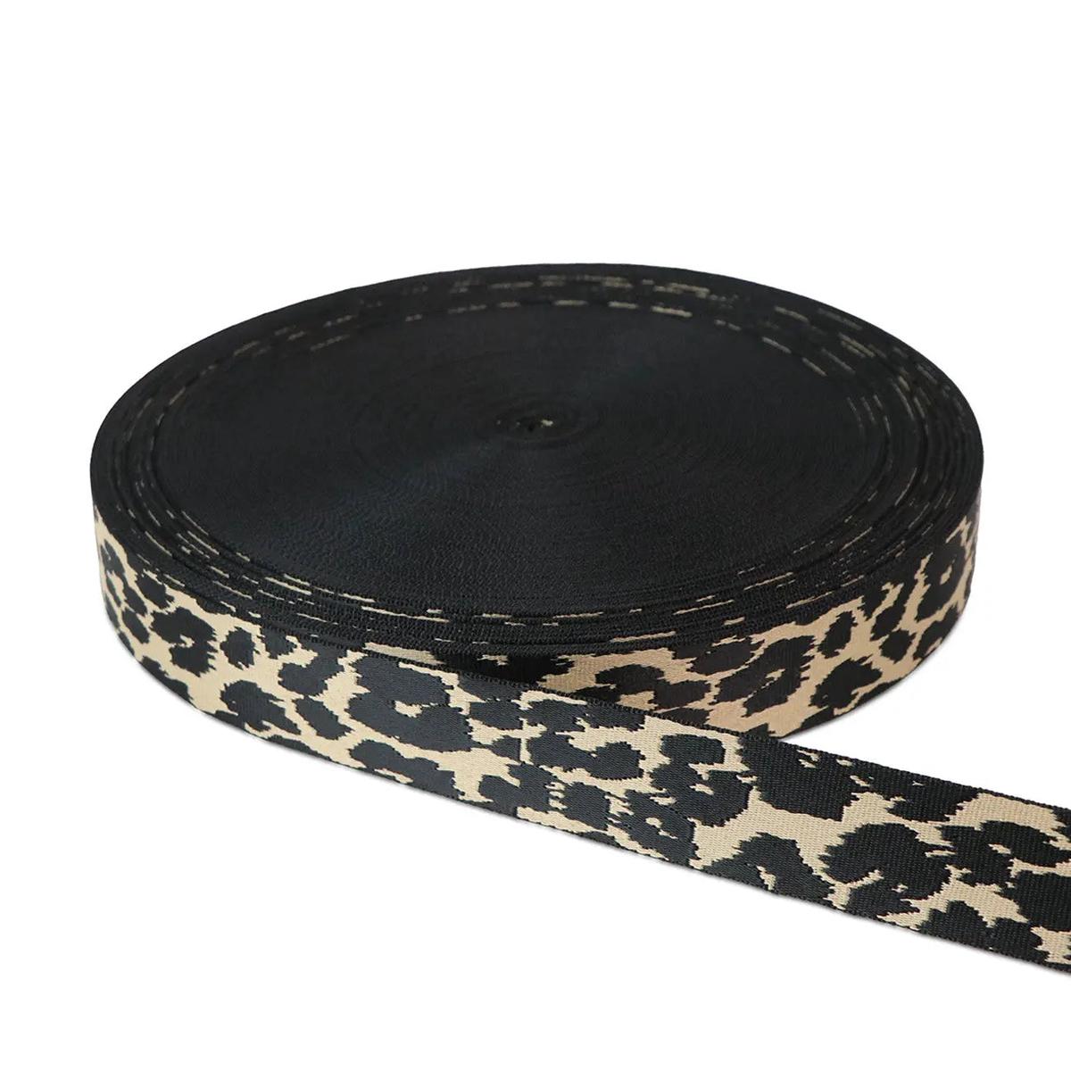Striped Leopard Webbing 1-1/2in x 50yd
