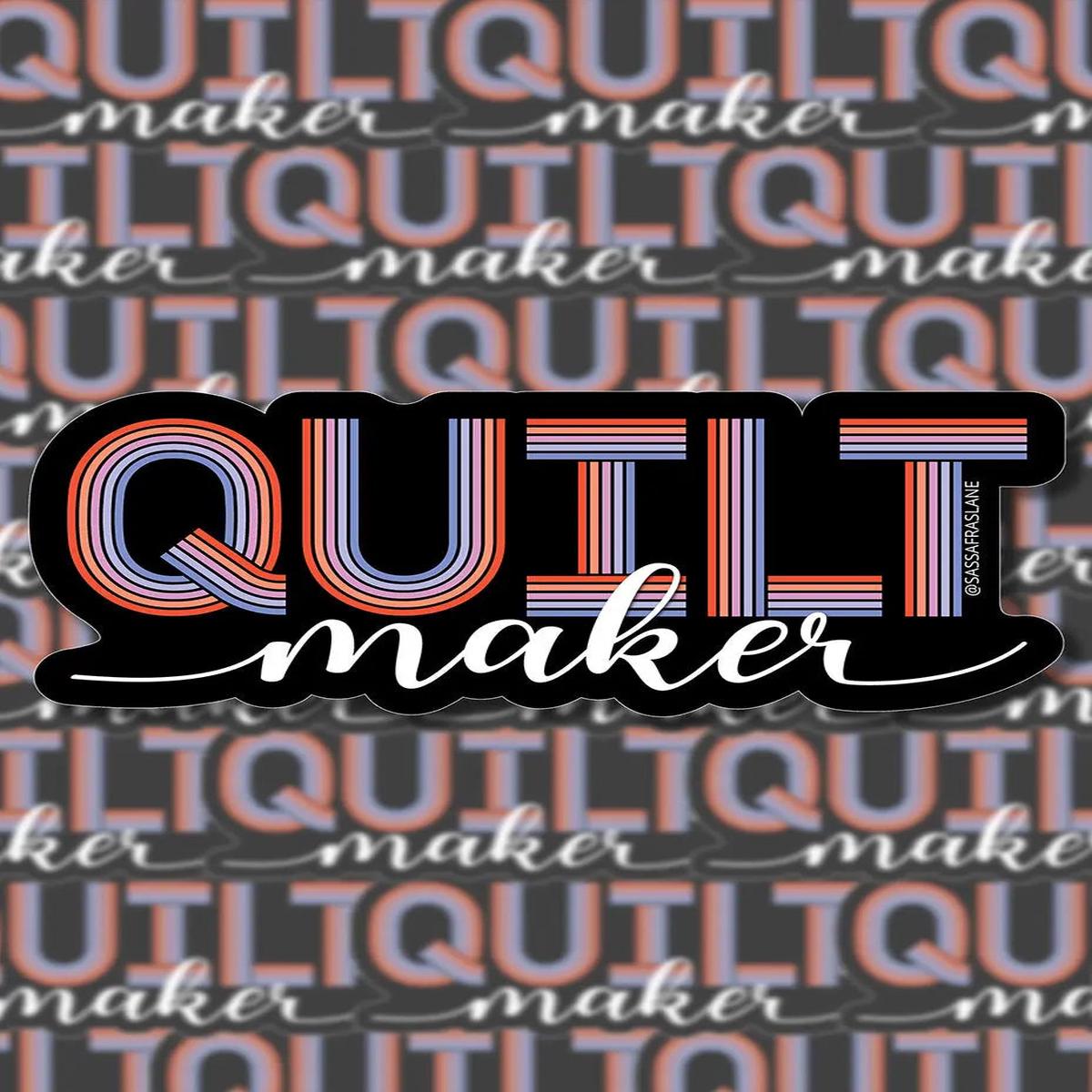 Quilt Maker Stickers