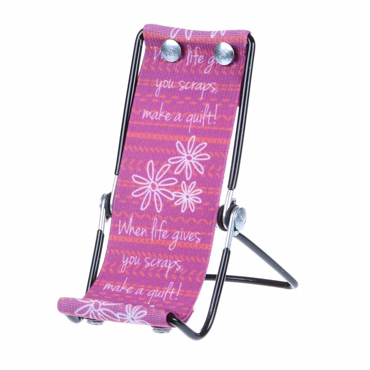 Smartphone Lounger Purple When Life Gives You Scraps Make A Quilt