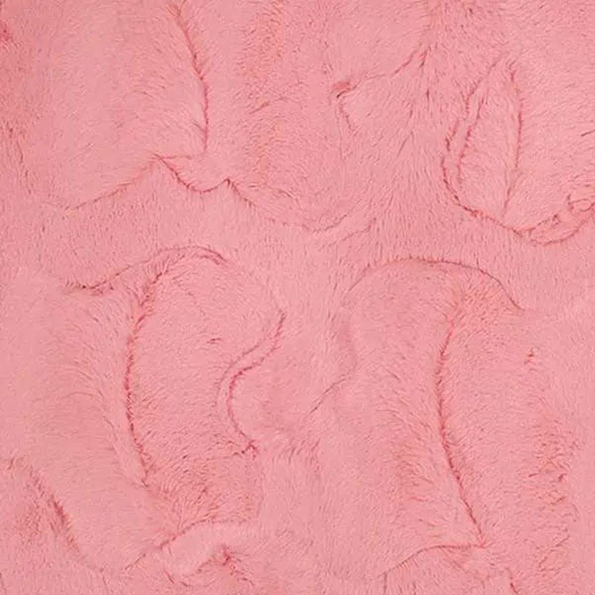 Bubblegum Luxe Cuddle Hide 58/60" Fabric per yard