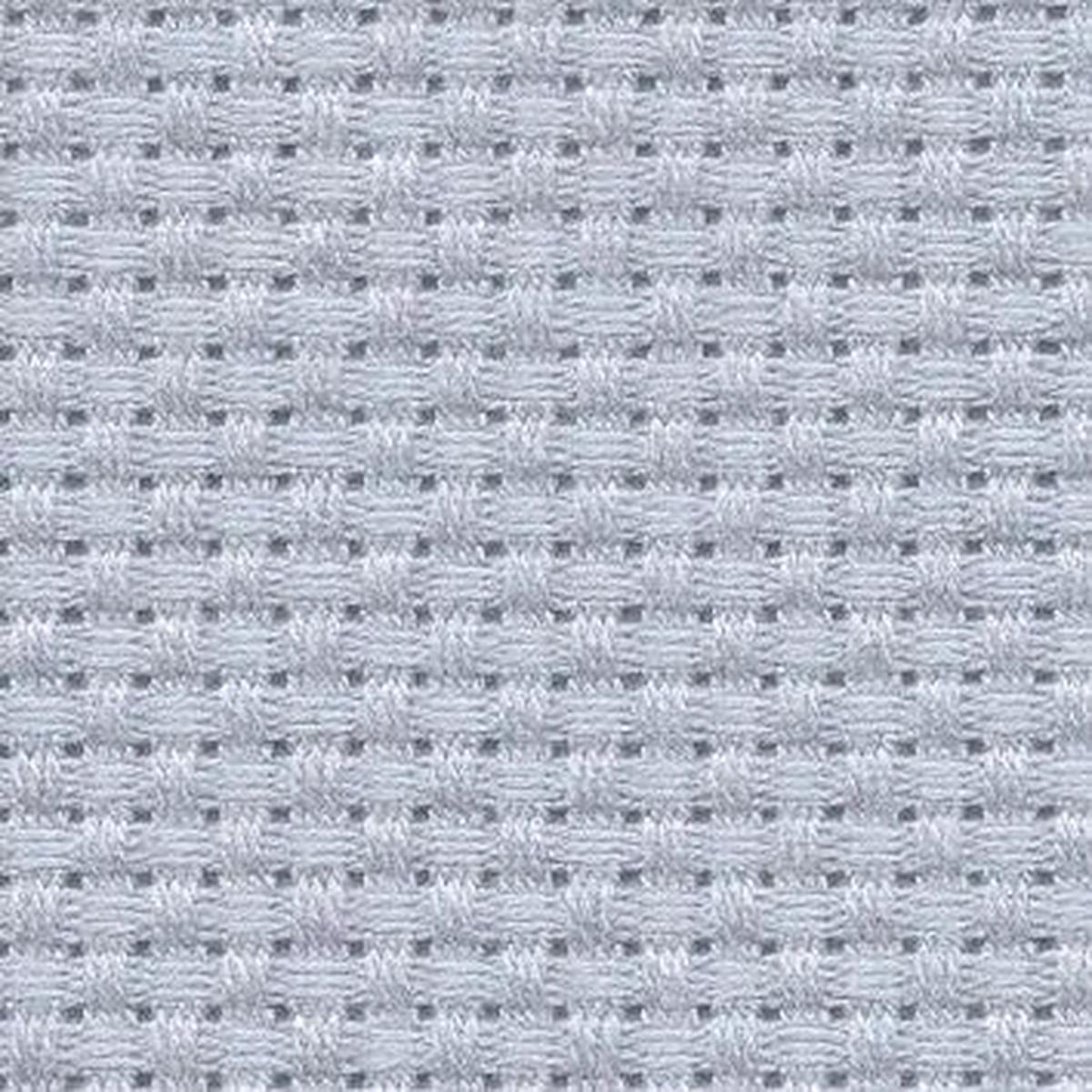 COSMO Embroidery Cotton Cloth for Cross Stitch Precuts 14ct Silver Grey