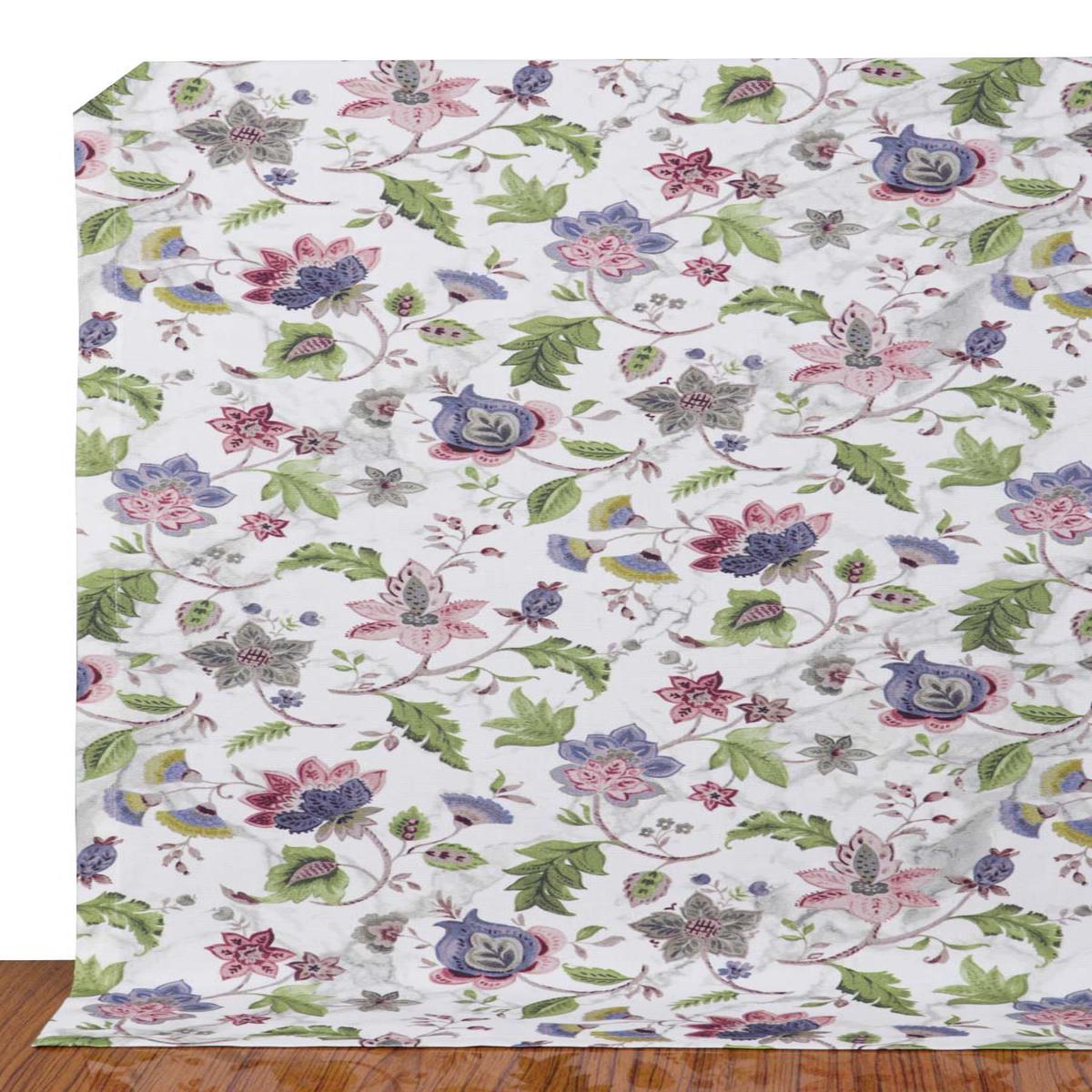 'Evelyn' Fabric by the Yard (Purple/ Pink/ Green)