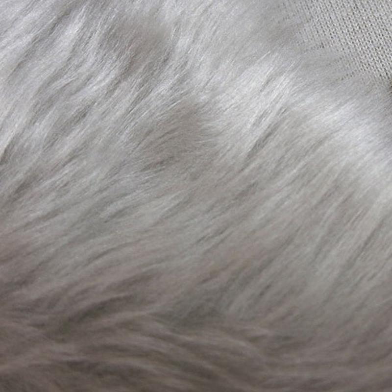 [From quantity 5] Fabric "Bright Fake Far 60 (Gray)"