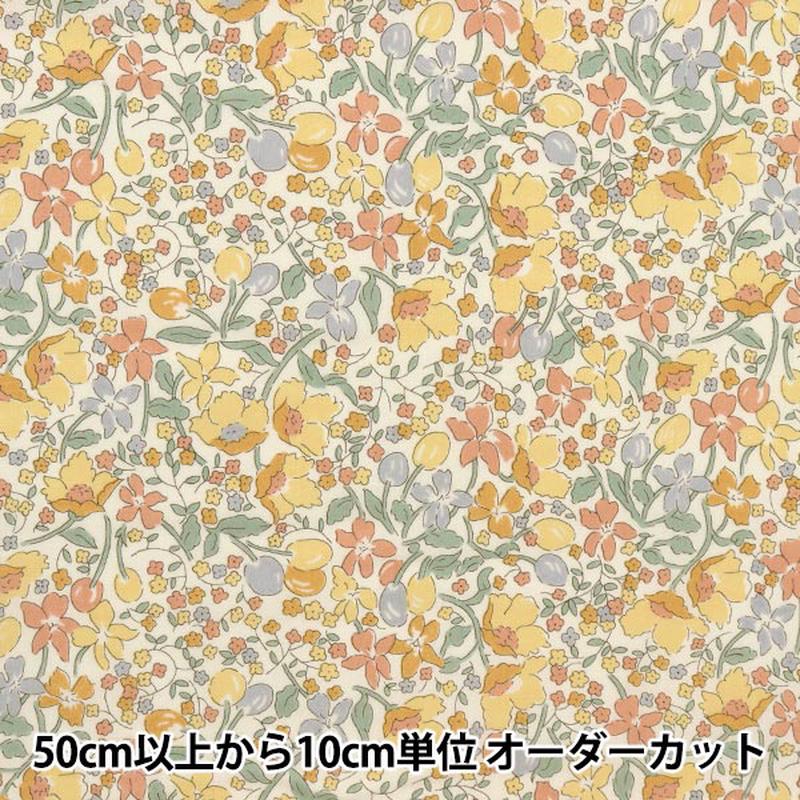 [From quantity 5] Fabric "LibertyTana lawn Koward Aprecot 3638277-J22J] [Yuzawayaoriginal