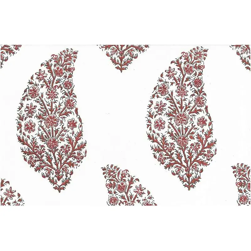 Zahara Print Claret Laura Kiran Fabric