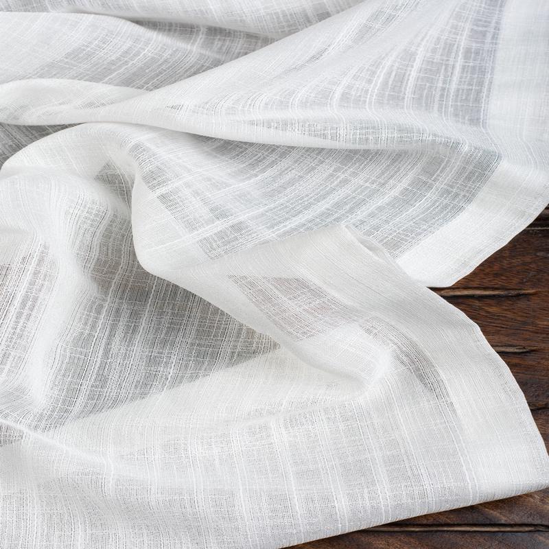 'Whispering Glow' Fabric by the Metre (White)