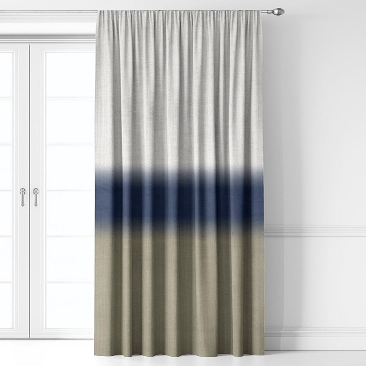 \Folkestone\ Fabric by the Metre (Blue/ Stone Grey)