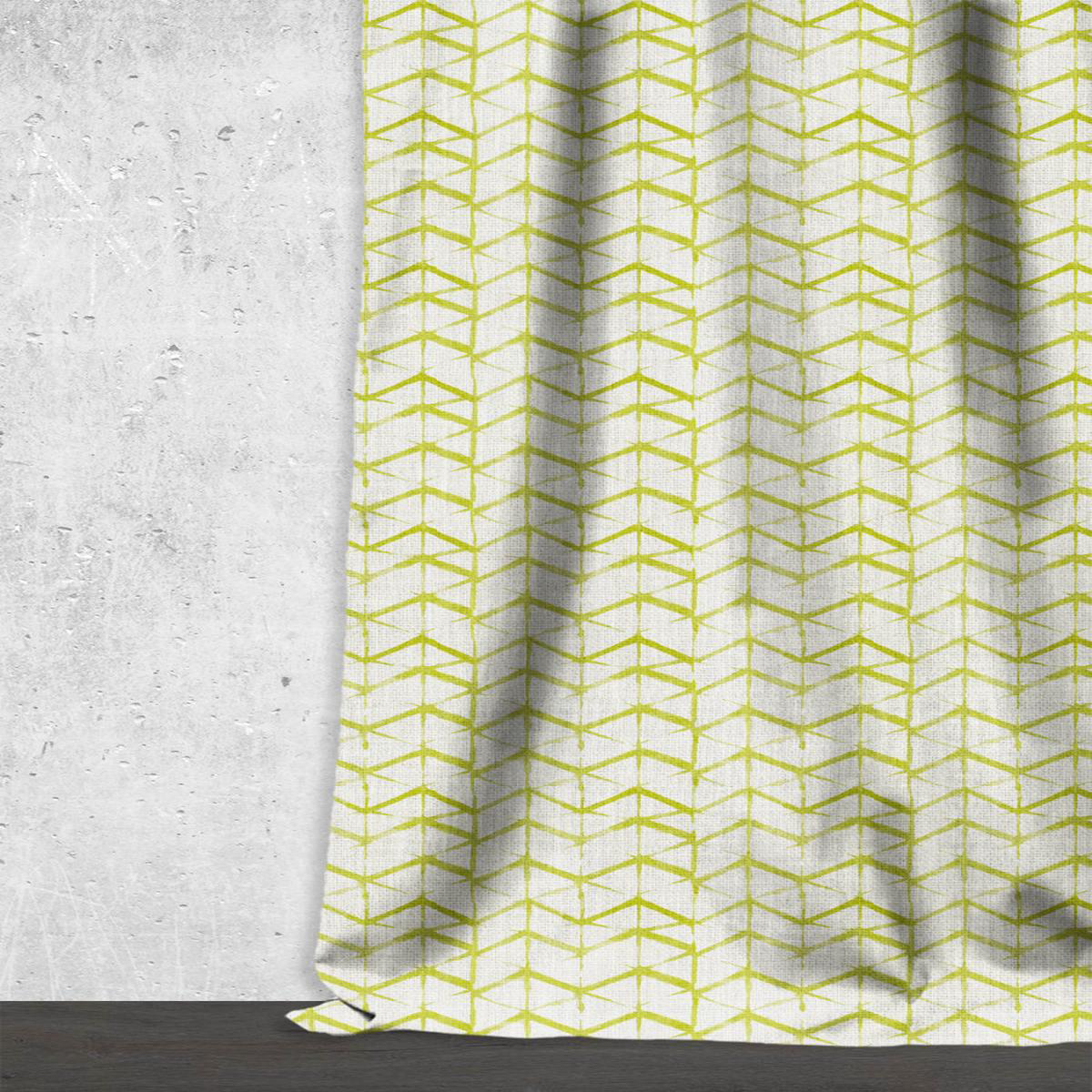 \Sports Petal\ Fabric by the Metre (White/ Pear Green)
