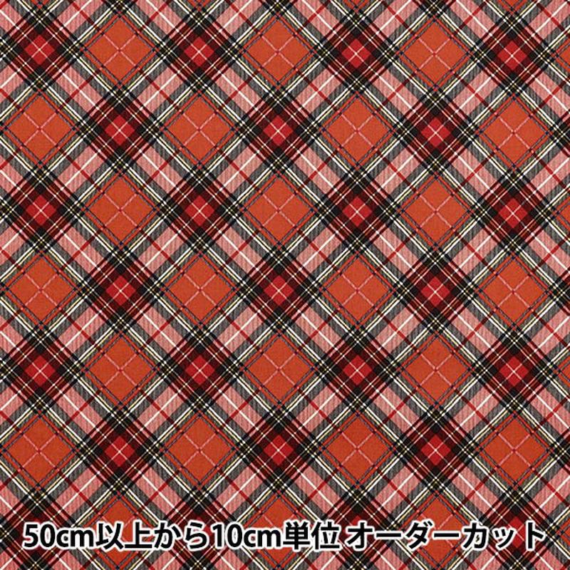 [Quantity starting from 5] Fabric "Munsell Collection Sharting Check Red YUZ-928-2" Yuzawayaoriginal