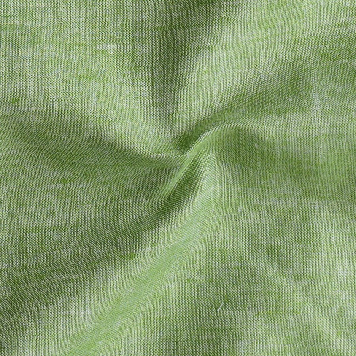(Width 60 Inches) 100% Pure Premium Linen Pastel Green Fabric