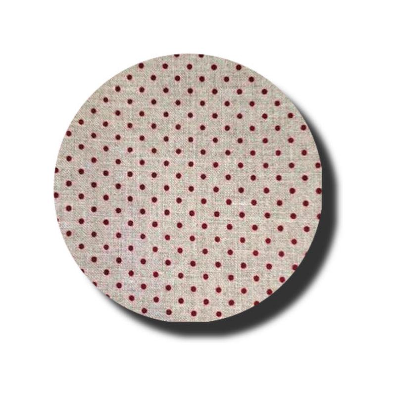 Zweigart | 32 ct. Petit Point Raw / Red Belfast Linen